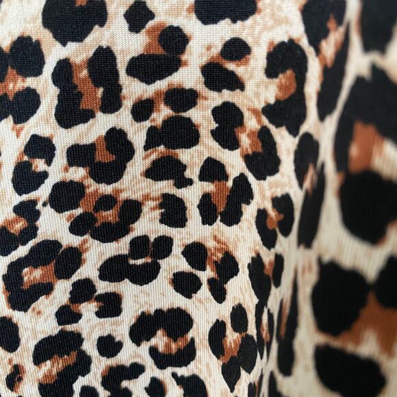 Robert Louis NWT Womens Large Leopard Print High Rise Jogger Pants - Picture 9 of 10